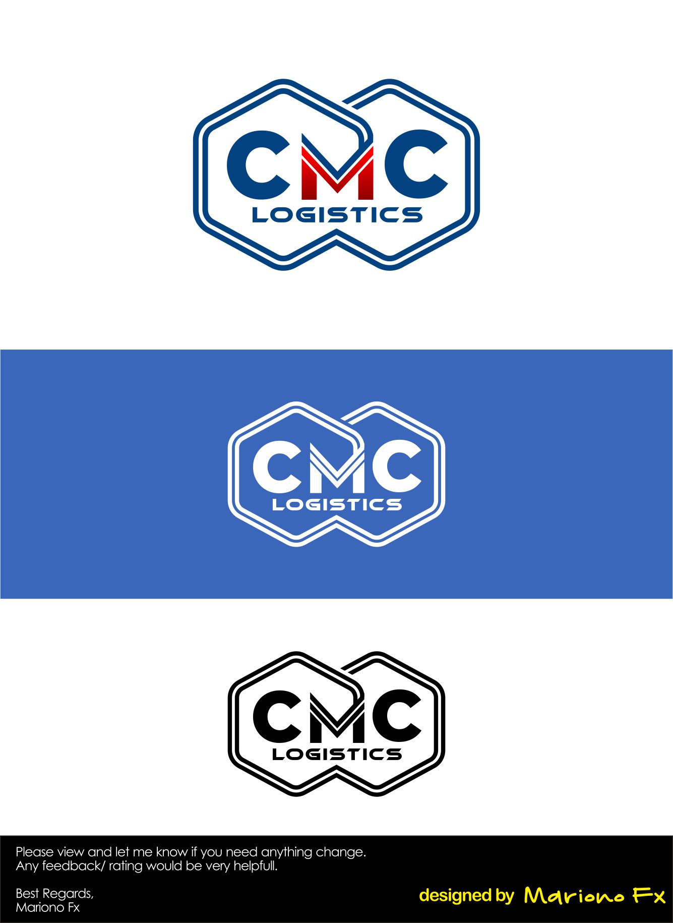 Logo Design by Mariono Fx for CMC Logistics B.V. | Design #29079682