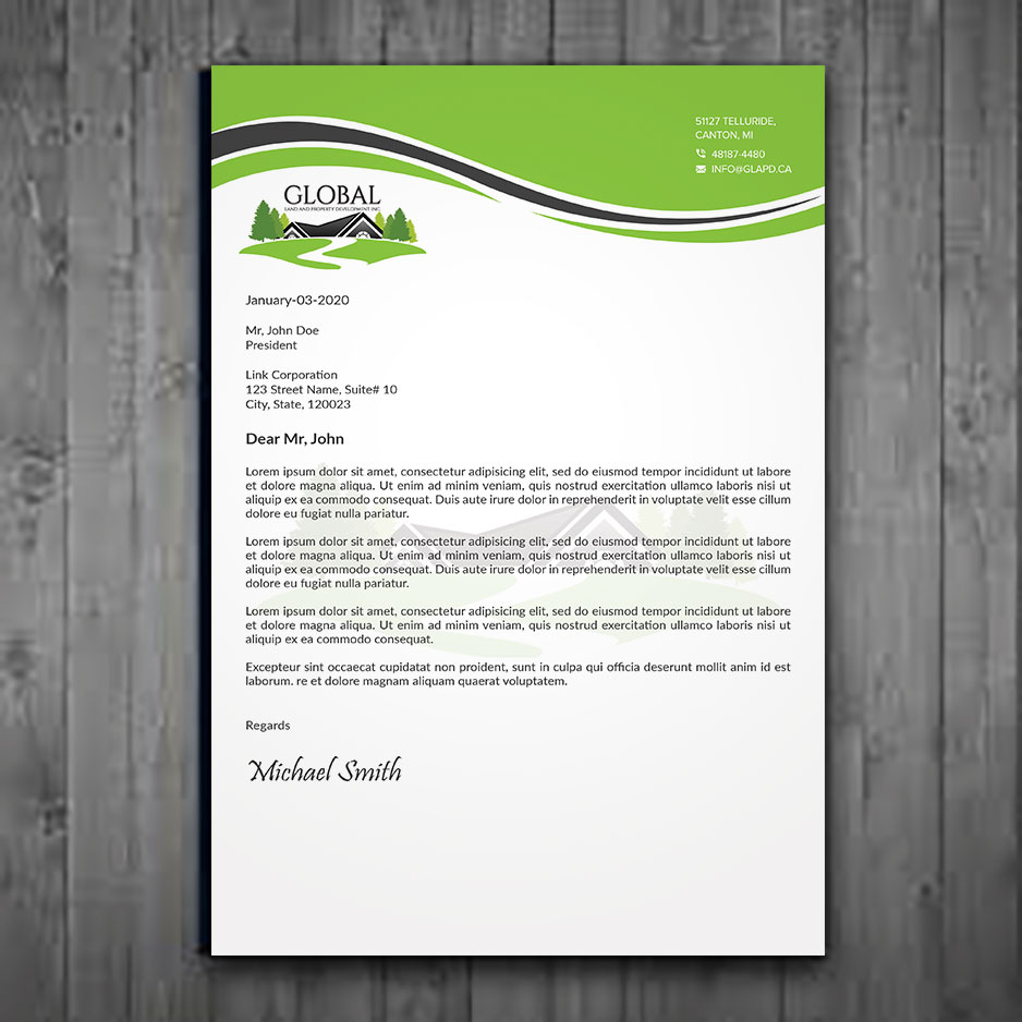 Letterhead Design by sadikul islam for this project | Design #29096797