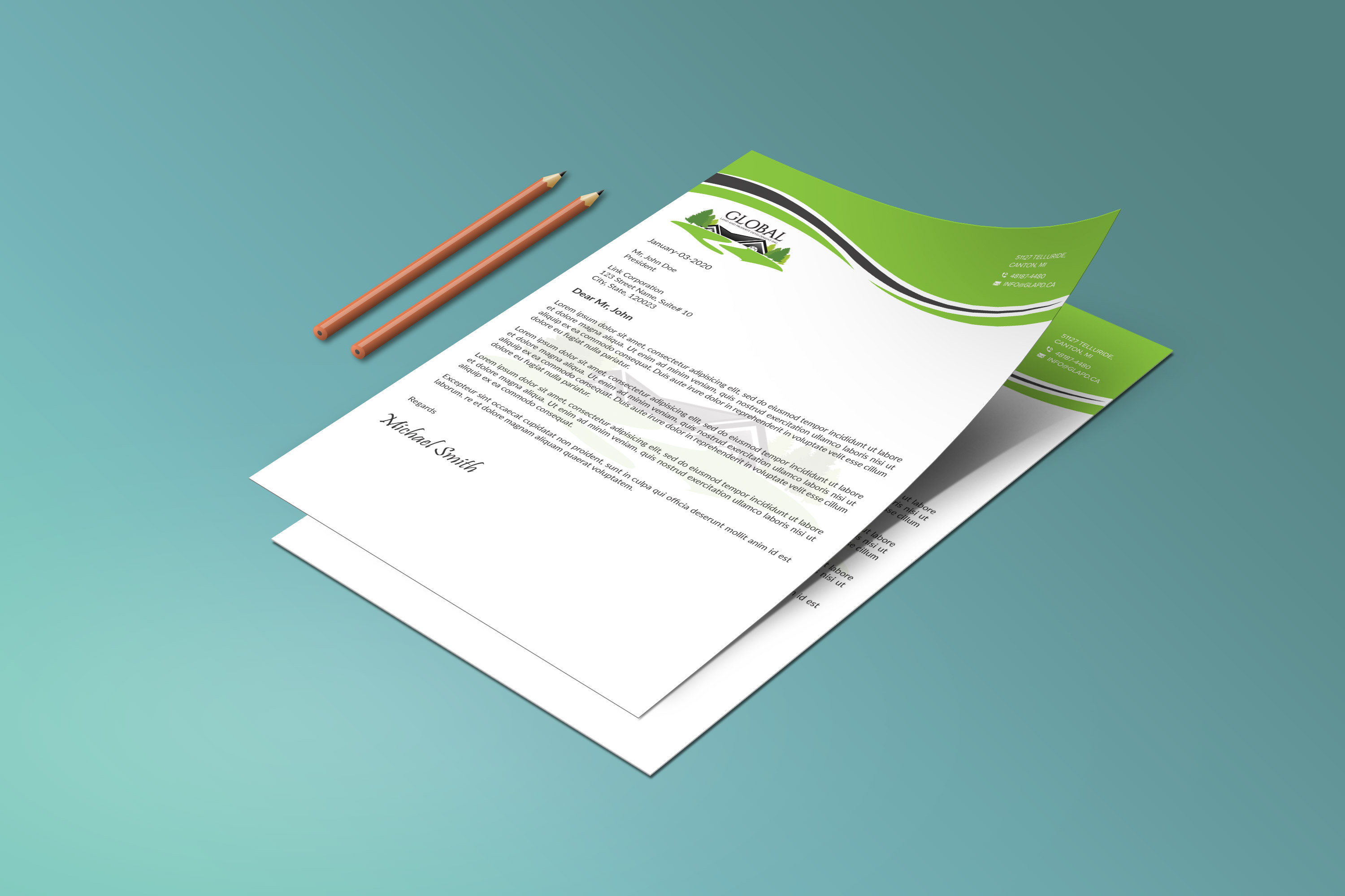 Letterhead Design by sadikul islam for this project | Design #29096798