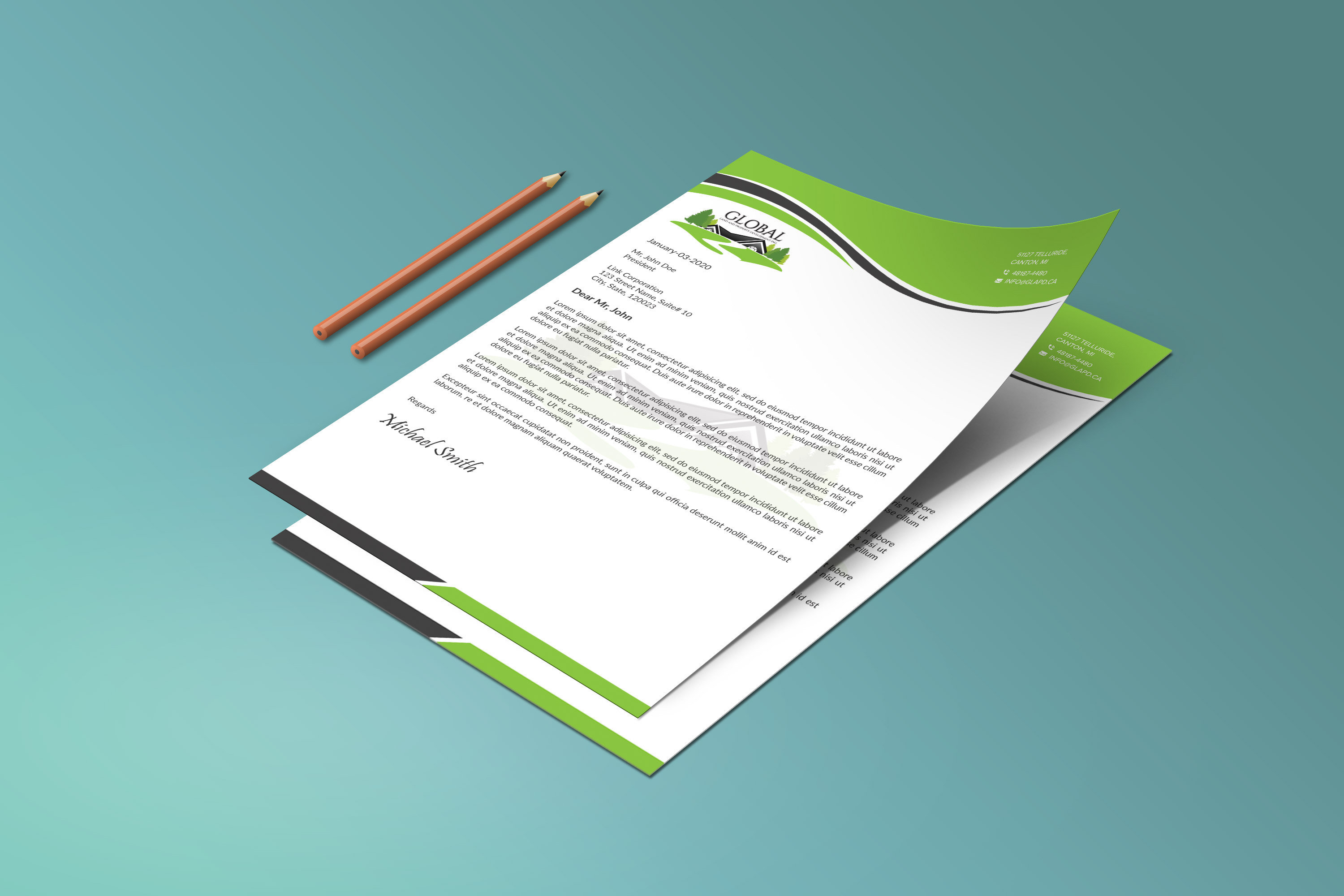 Letterhead Design by sadikul islam for this project | Design #29096805