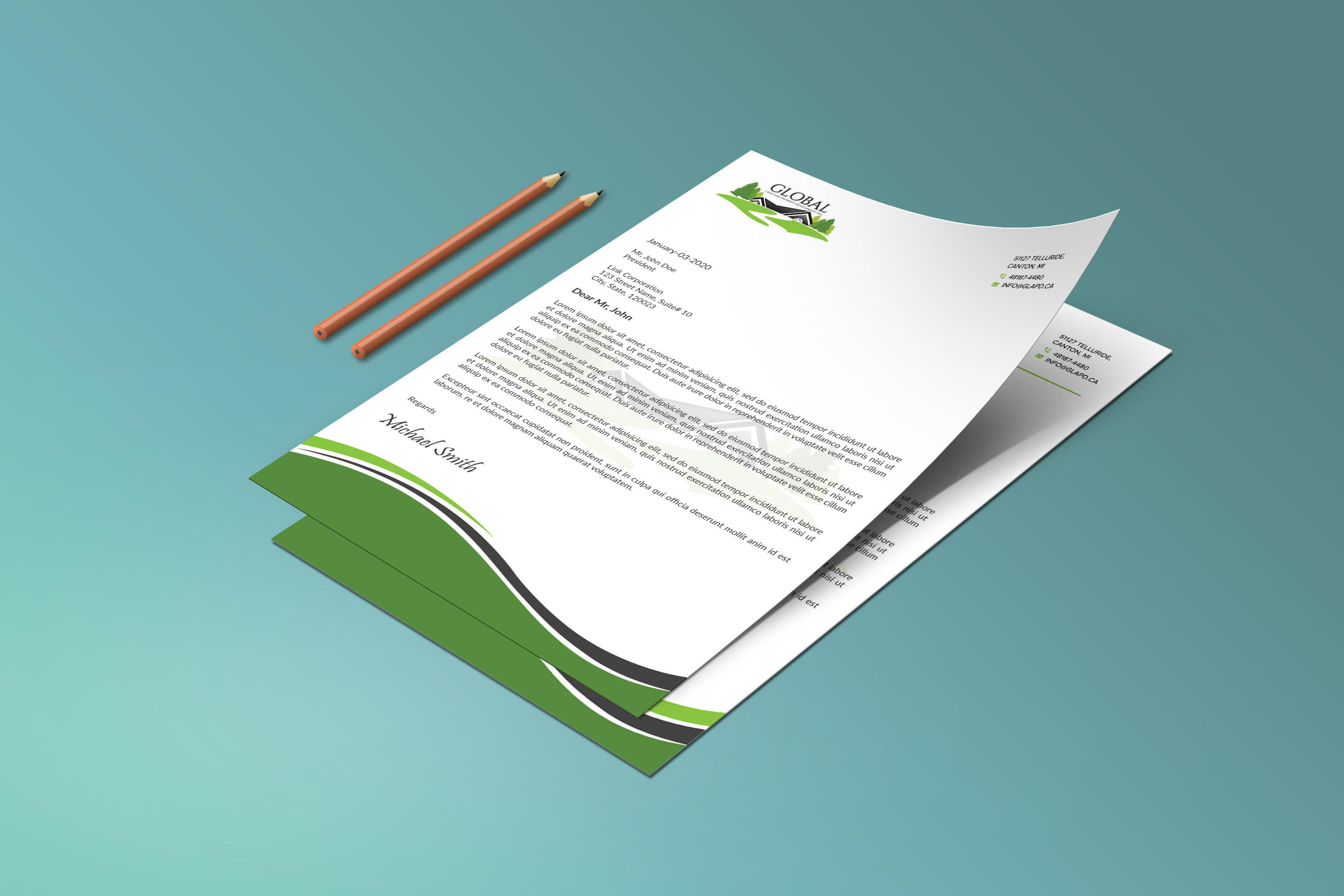 Letterhead Design by sadikul islam for this project | Design #29096860