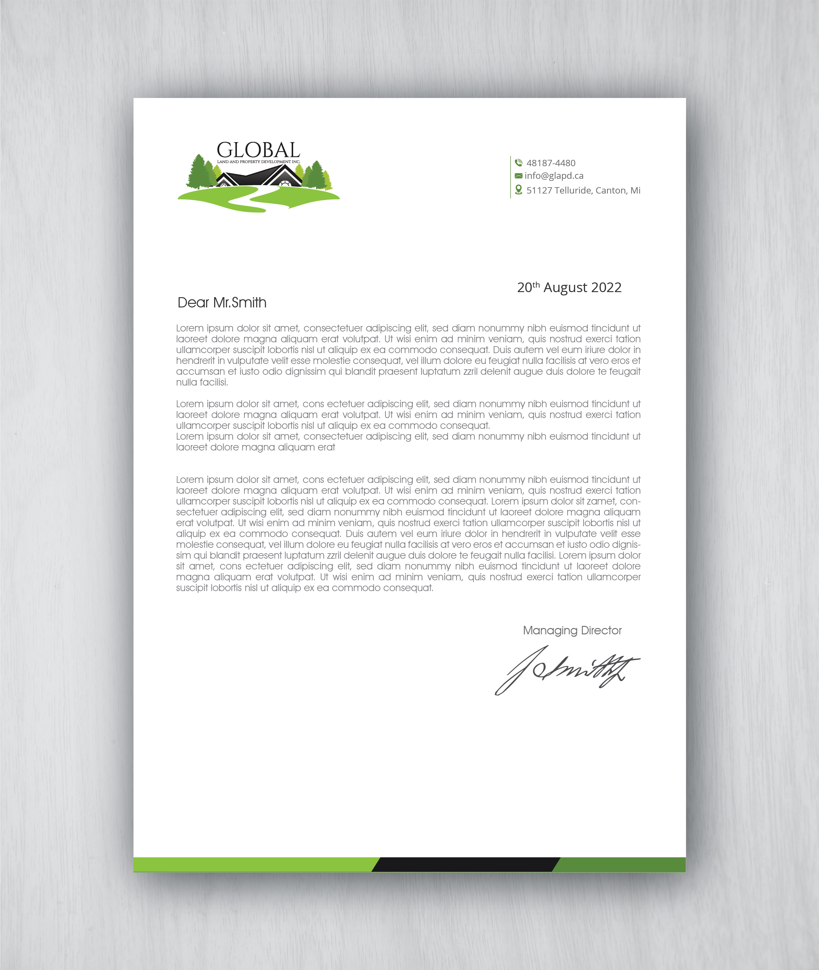 Briefkopf-Design von artbitin für dieses Projekt | Design #29098407