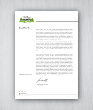 Letterhead Design by artbitin for this project | Design: #29098408