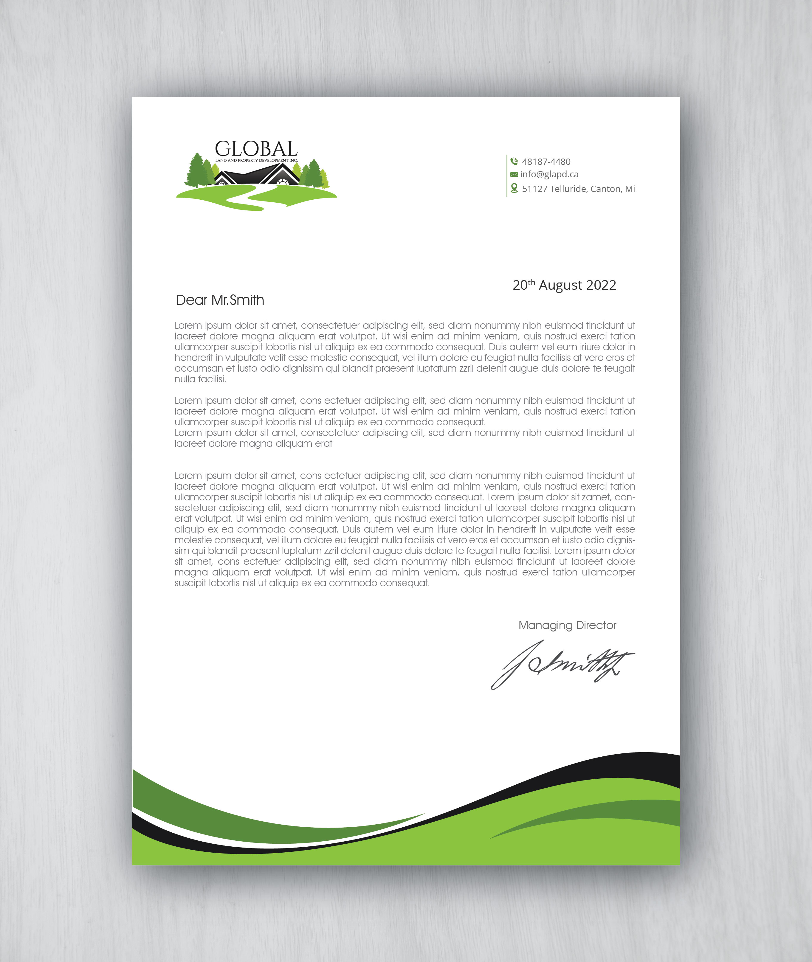Letterhead Design by artbitin for this project | Design #29098412