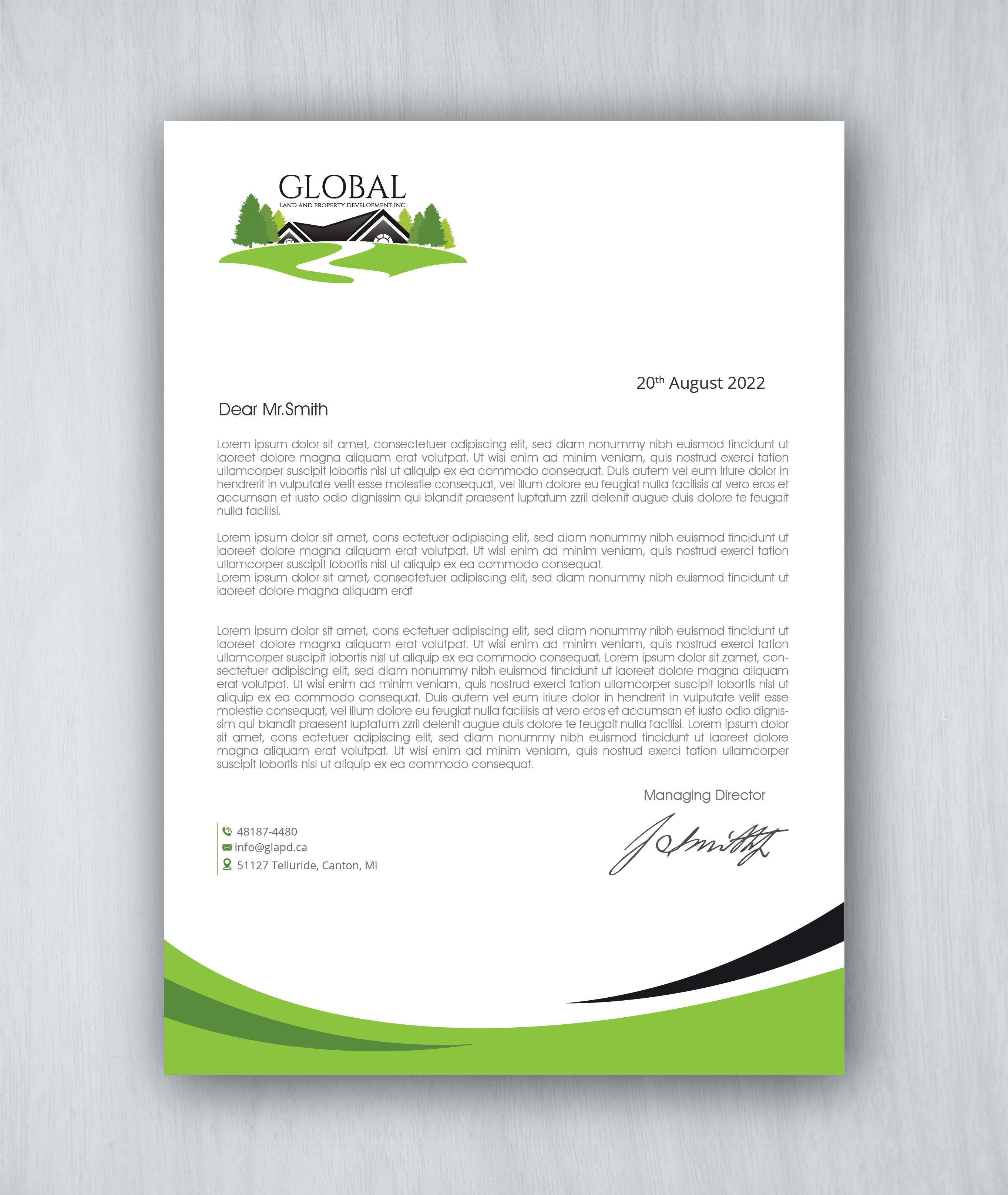 Letterhead Design by artbitin for this project | Design #29098413