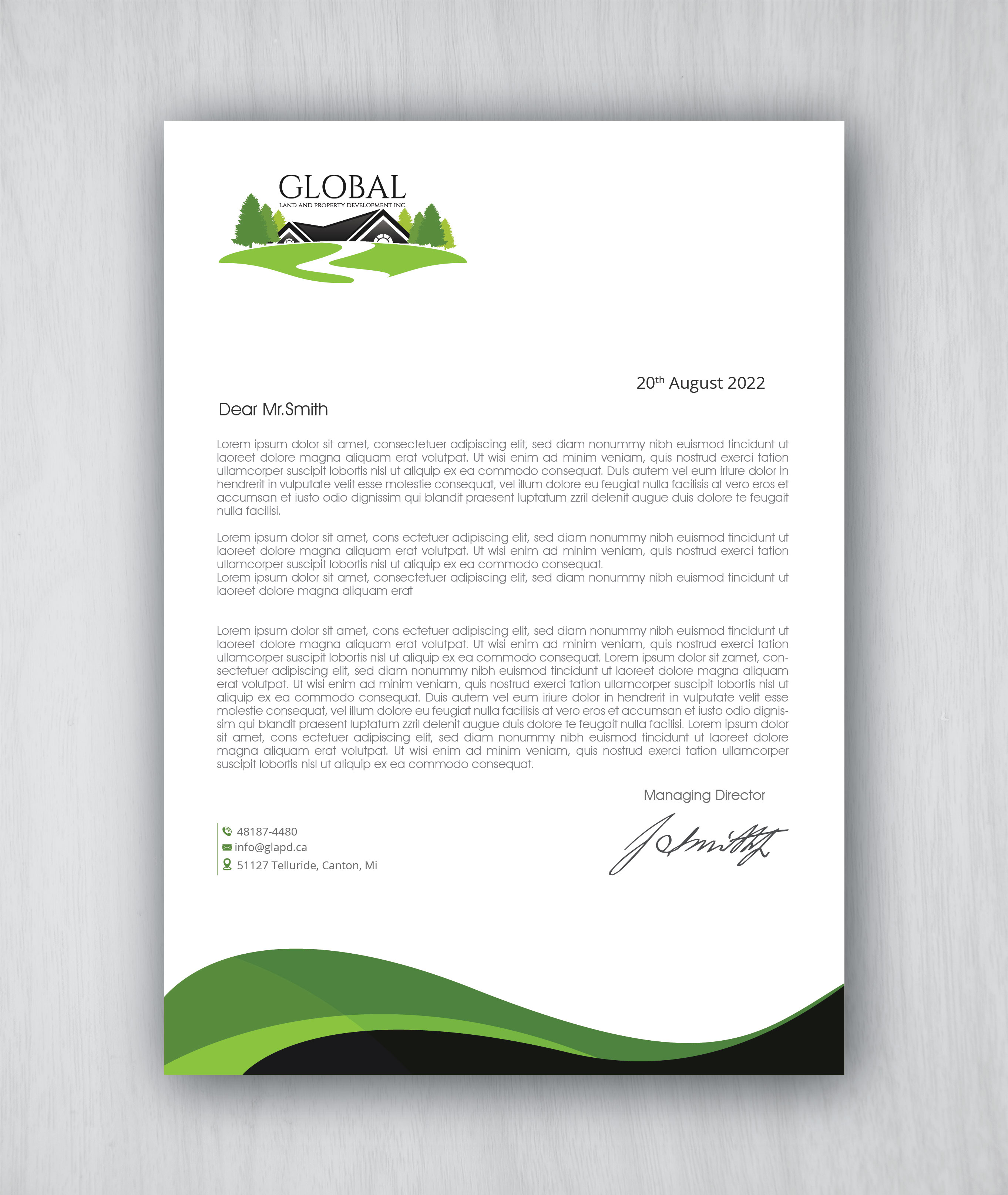 Letterhead Design by artbitin for this project | Design #29098414