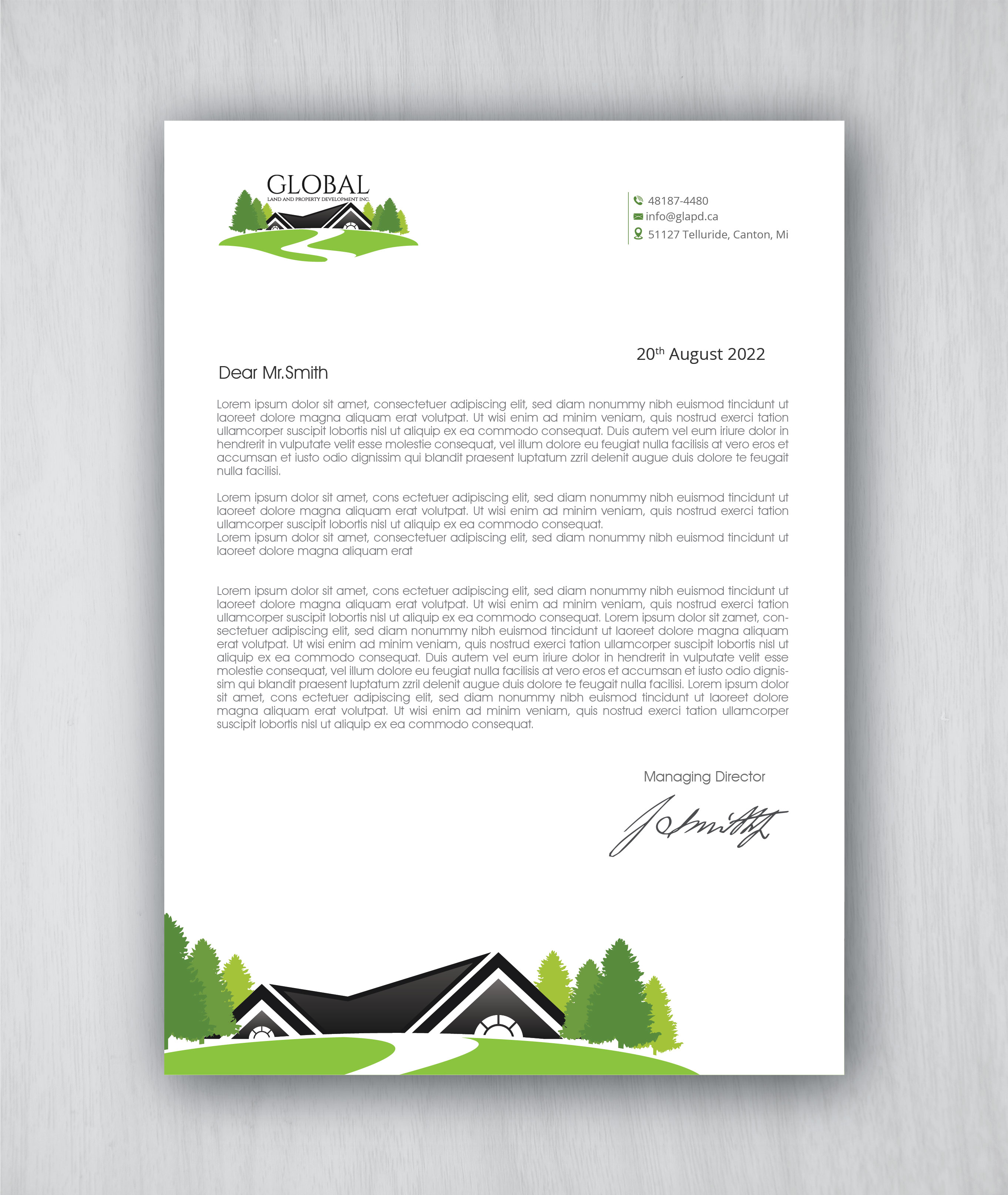 Letterhead Design by artbitin for this project | Design #29098419