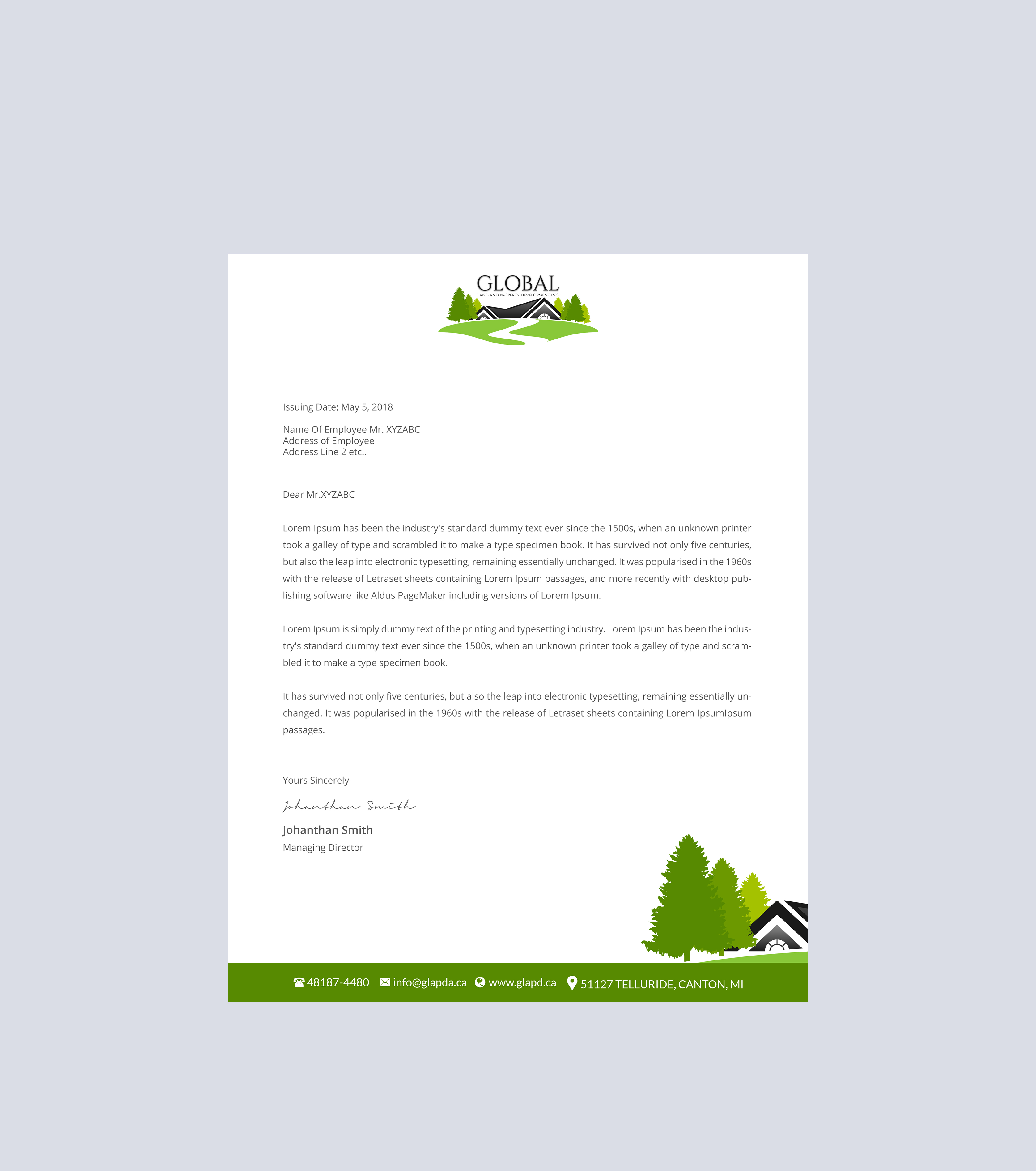 Letterhead Design by Creations Box 2015 for this project | Design #29087840