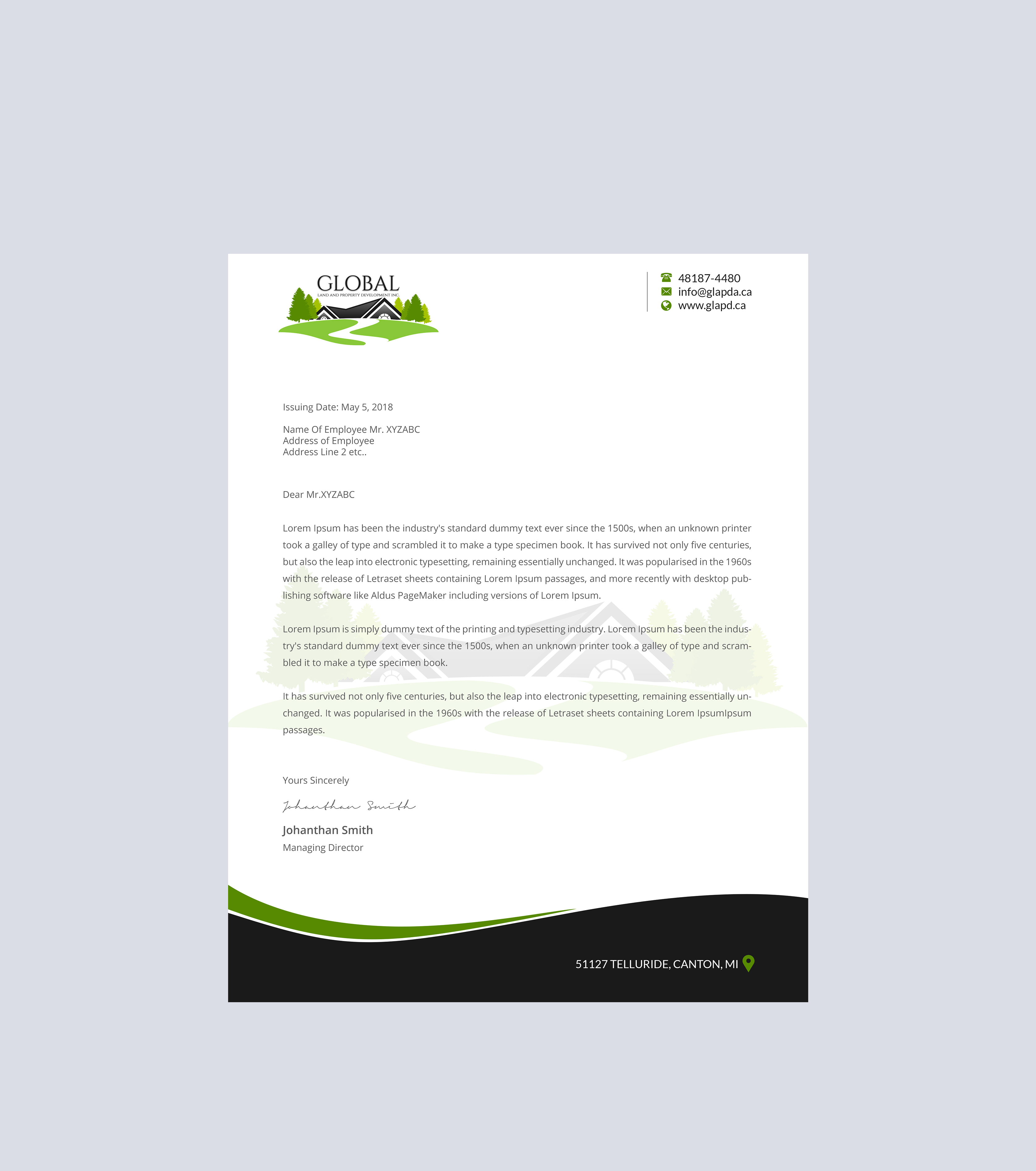 Letterhead Design by Creations Box 2015 for this project | Design #29087843