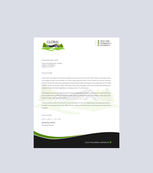 Letterhead Design by Creations Box 2015 for this project | Design: #29087843