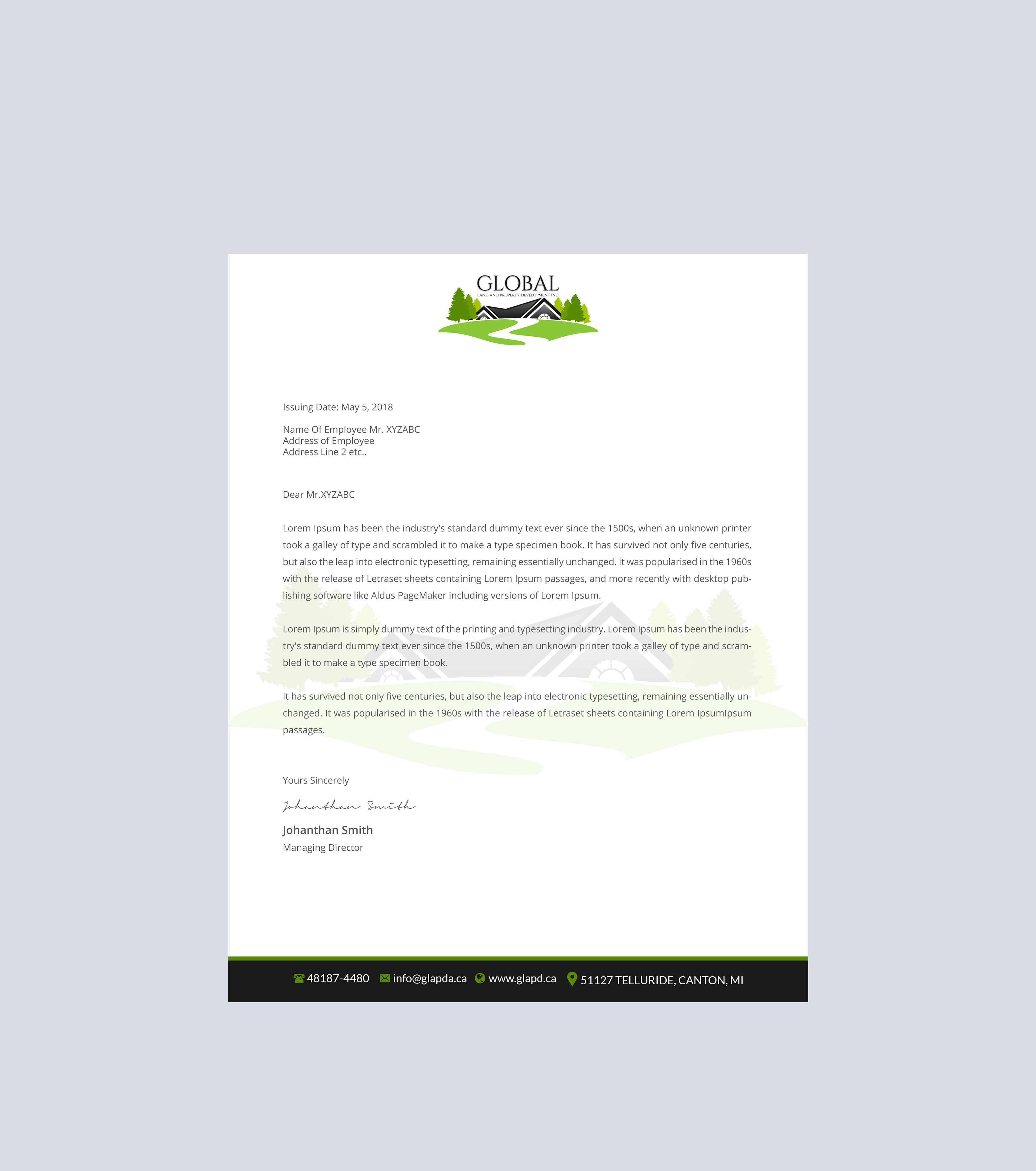 Letterhead Design by Creations Box 2015 for this project | Design #29087845