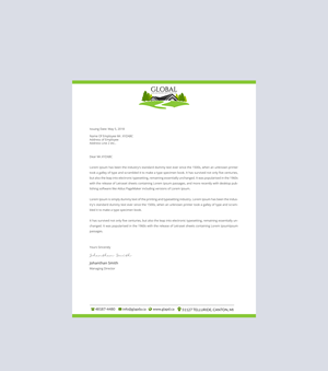 Letterhead Design by Creations Box 2015 for this project | Design: #29087847
