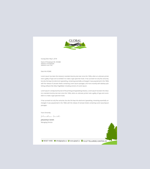 Letterhead Design by Creations Box 2015 for this project | Design: #29087848