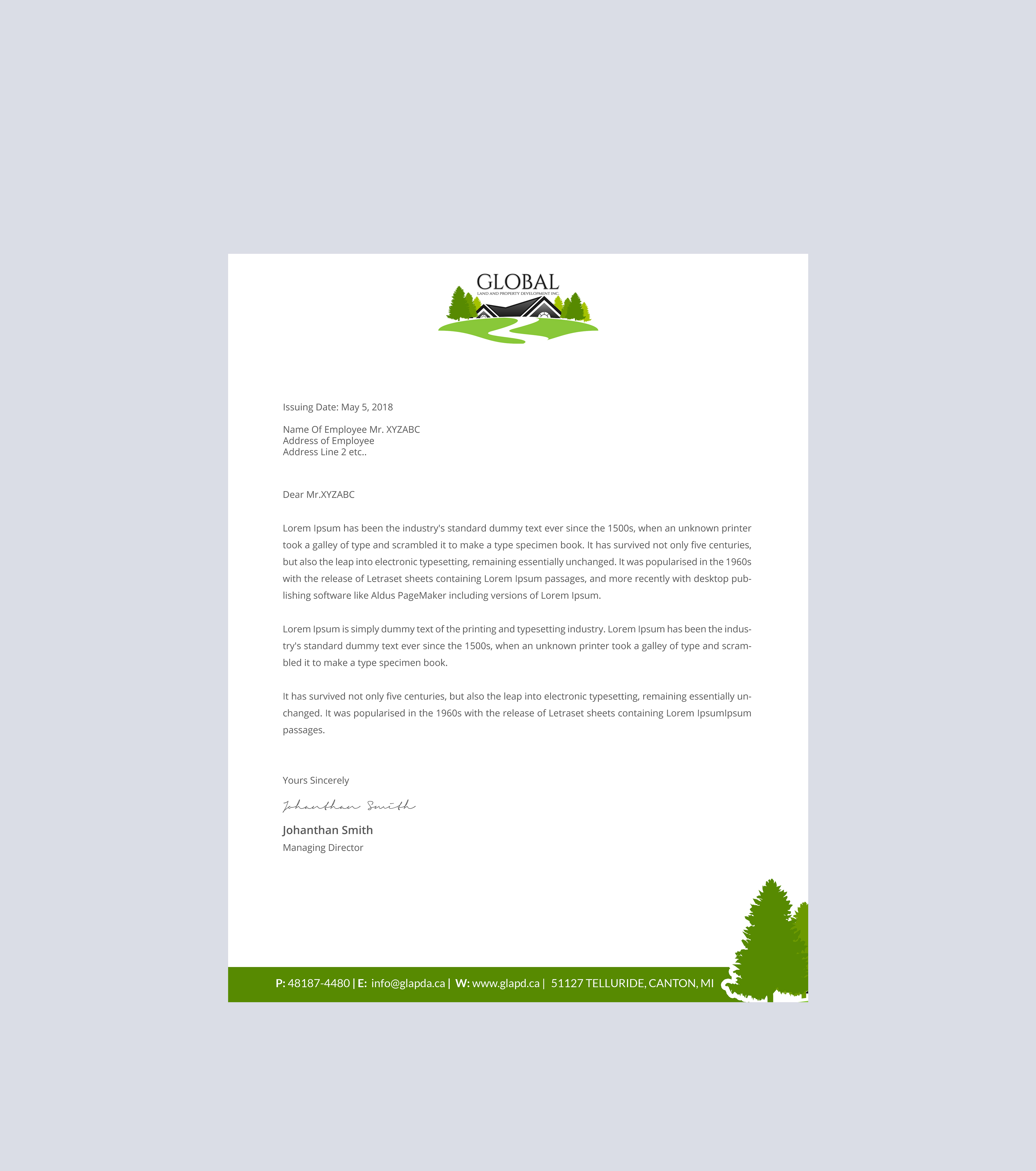 Letterhead Design by Creations Box 2015 for this project | Design #29087951