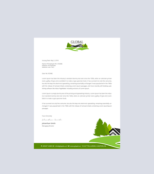Letterhead Design by Creations Box 2015 for this project | Design: #29087952