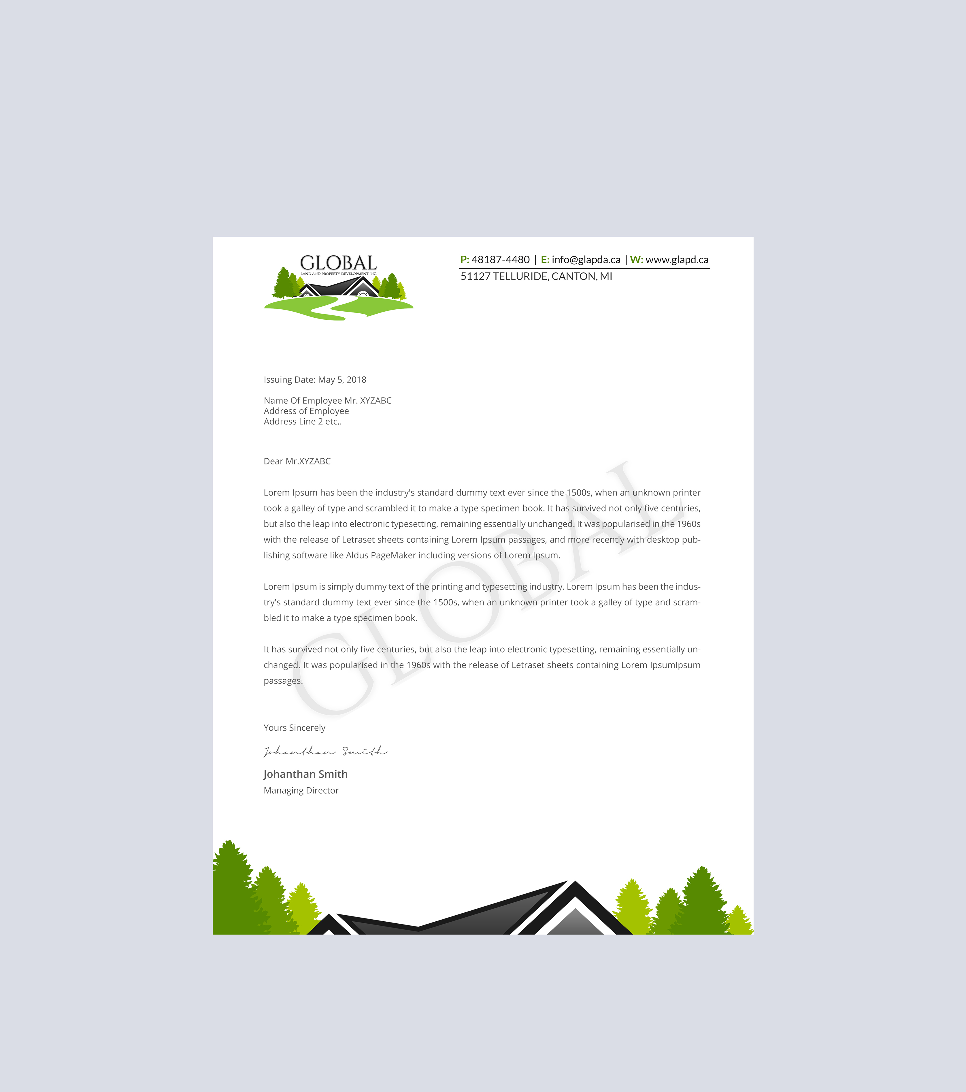 Letterhead Design by Creations Box 2015 for this project | Design #29087953
