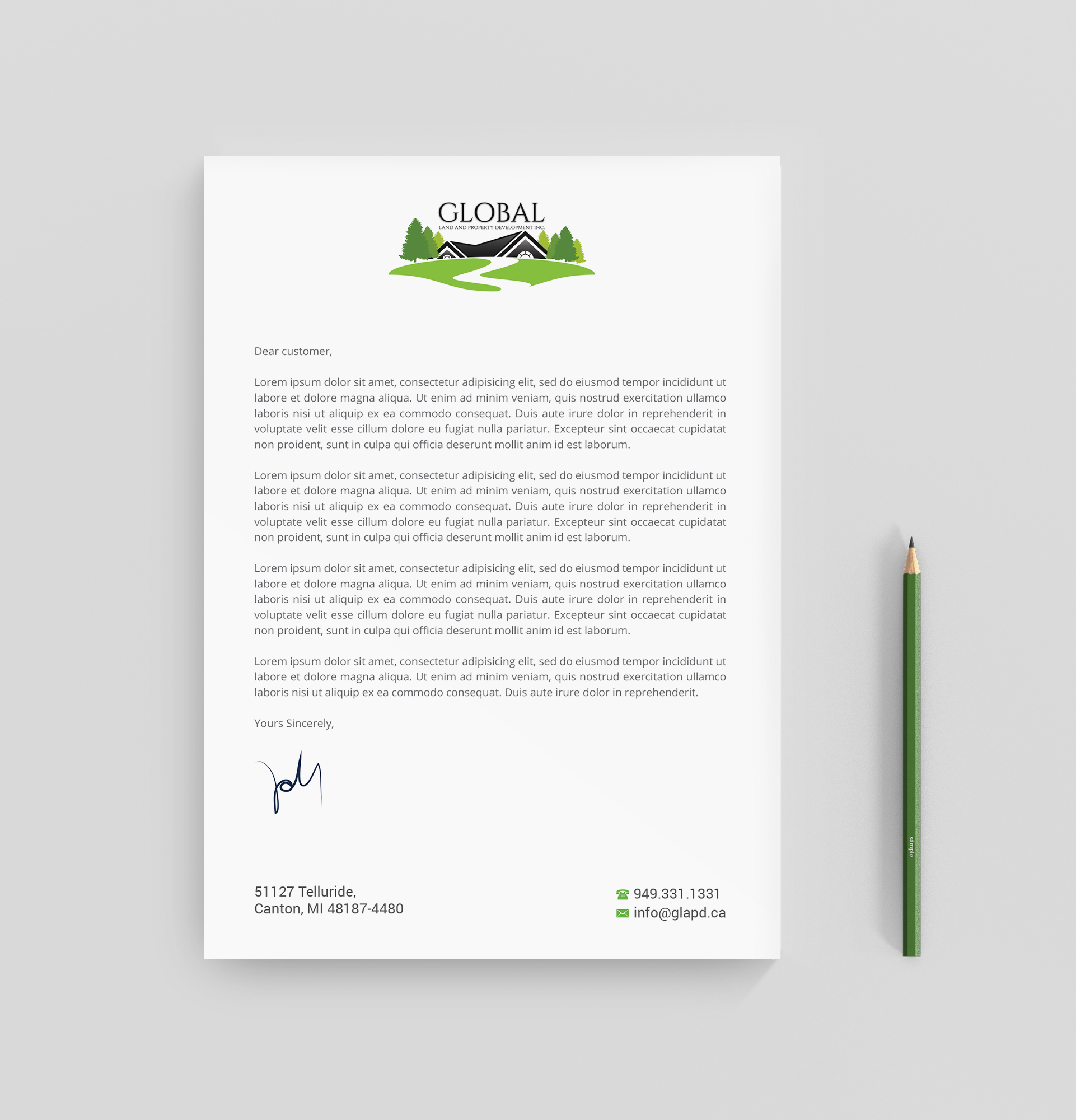 Letterhead Design by R.design for this project | Design #29089218