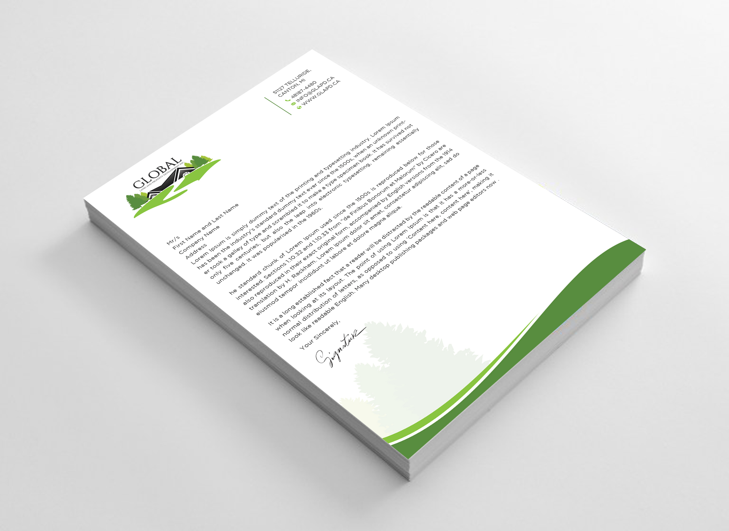 Letterhead Design by Uttom 2 for this project | Design #29089027