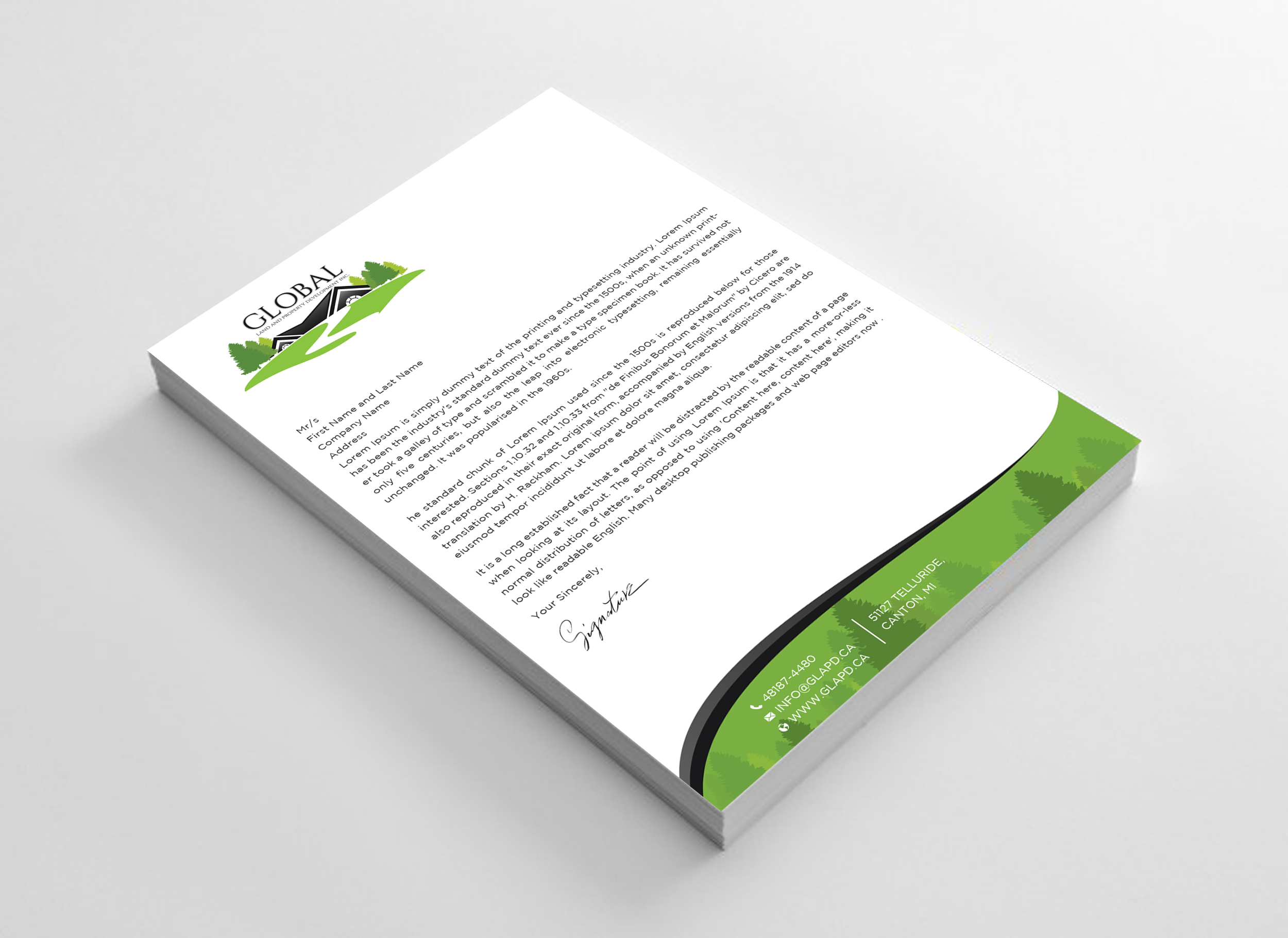 Letterhead Design by Uttom 2 for this project | Design #29089040