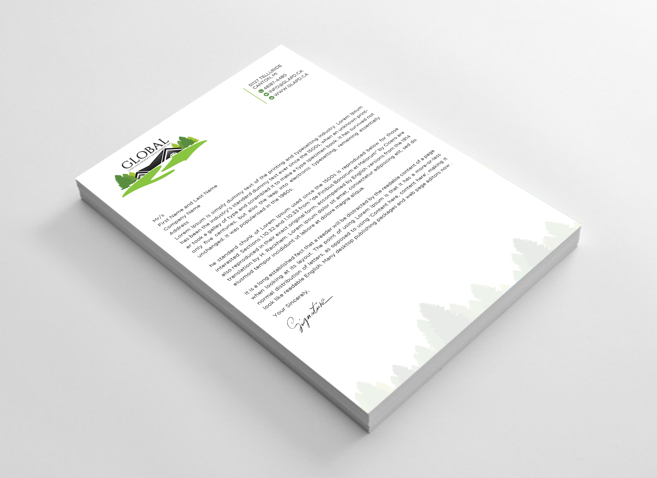 Letterhead Design by Uttom 2 for this project | Design #29089041