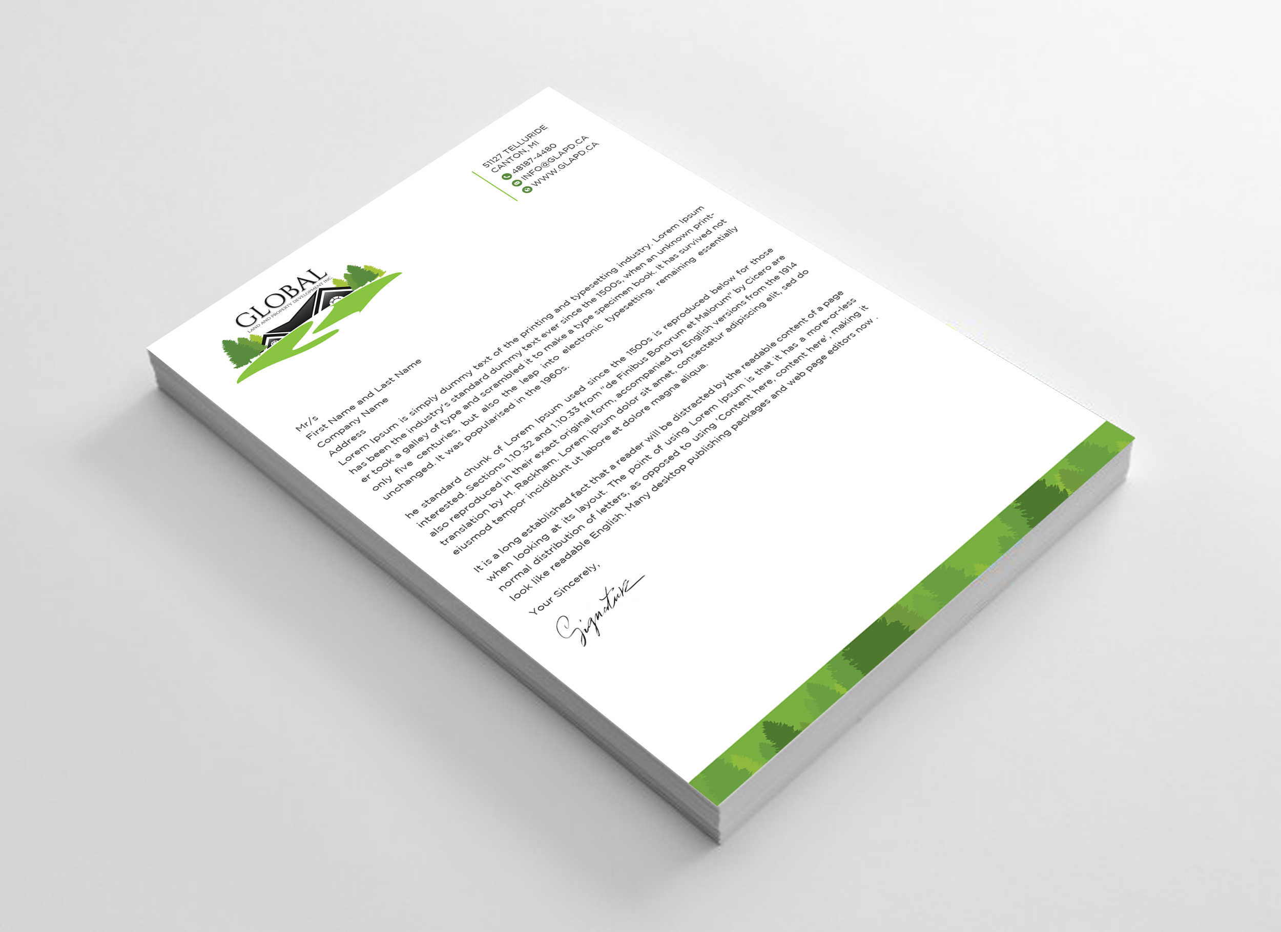 Letterhead Design by Uttom 2 for this project | Design #29089042