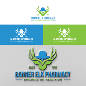 Logo Design by S.H Designs for Banner Elk Pharmacy | Design: #29077452