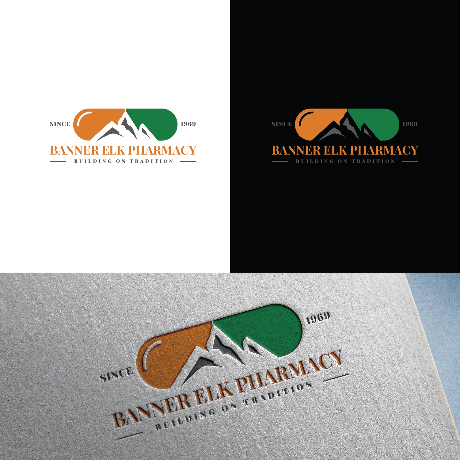 Logo Design by S.H Designs for Banner Elk Pharmacy | Design #29077454