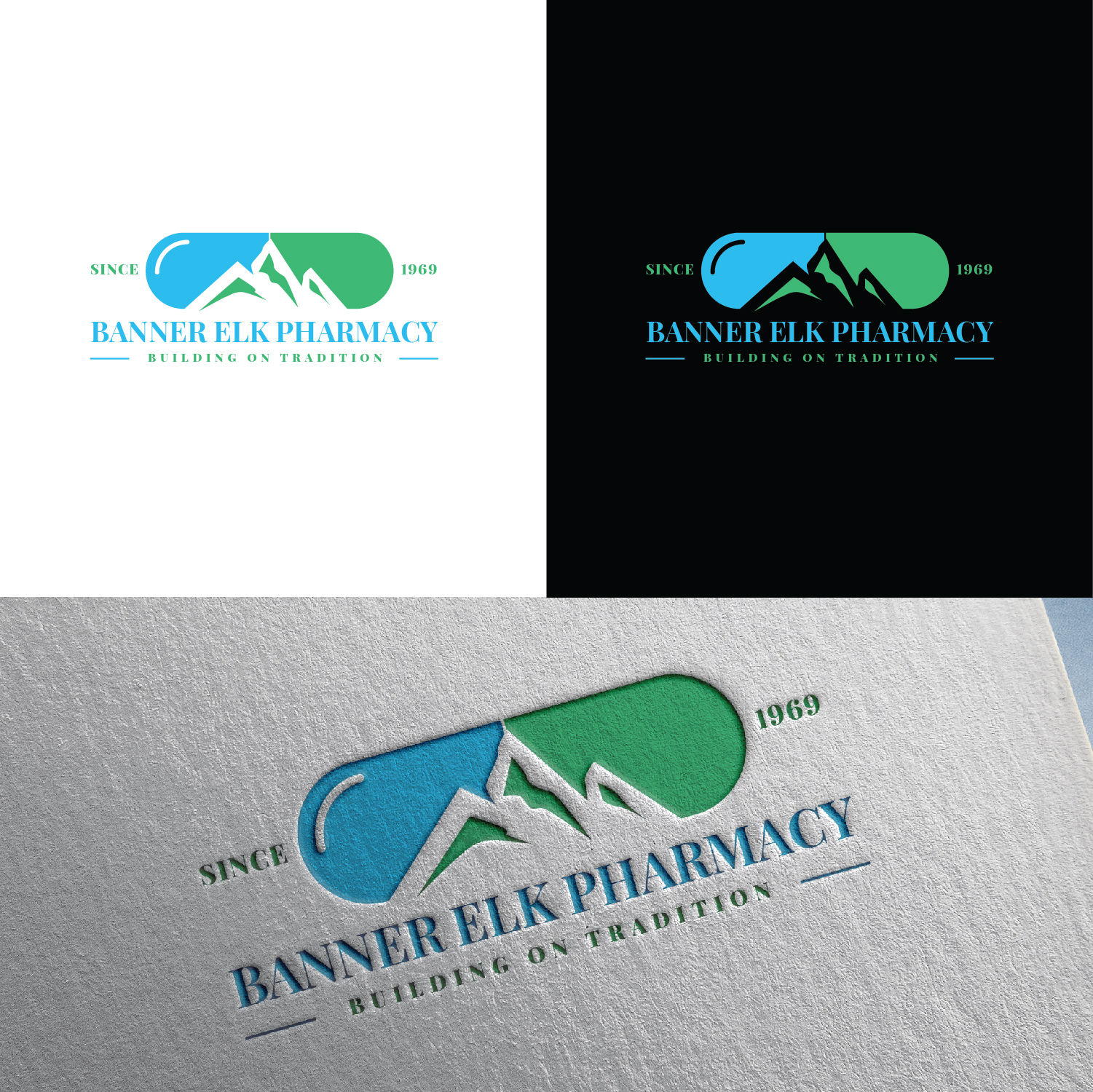 Logo Design by S.H Designs for Banner Elk Pharmacy | Design #29077822
