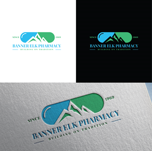 Logo Design by S.H Designs for Banner Elk Pharmacy | Design: #29077822