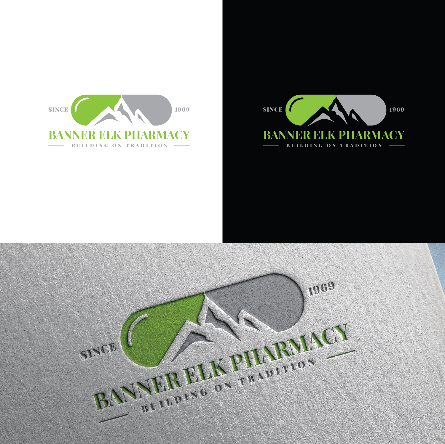 Logo Design by S.H Designs for Banner Elk Pharmacy | Design #29077829
