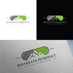 Logo Design by S.H Designs for Banner Elk Pharmacy | Design: #29077851