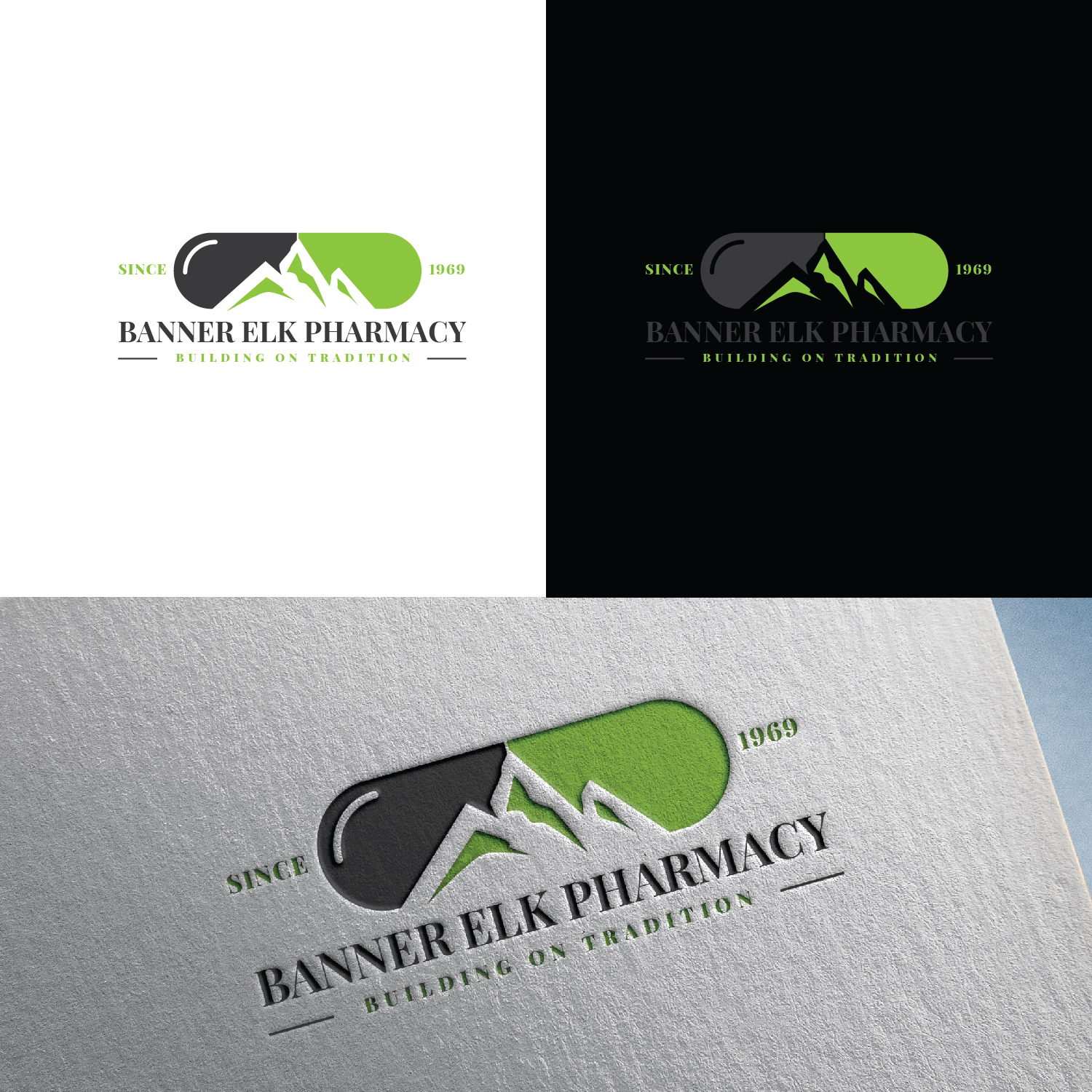 Logo Design by S.H Designs for Banner Elk Pharmacy | Design #29077853