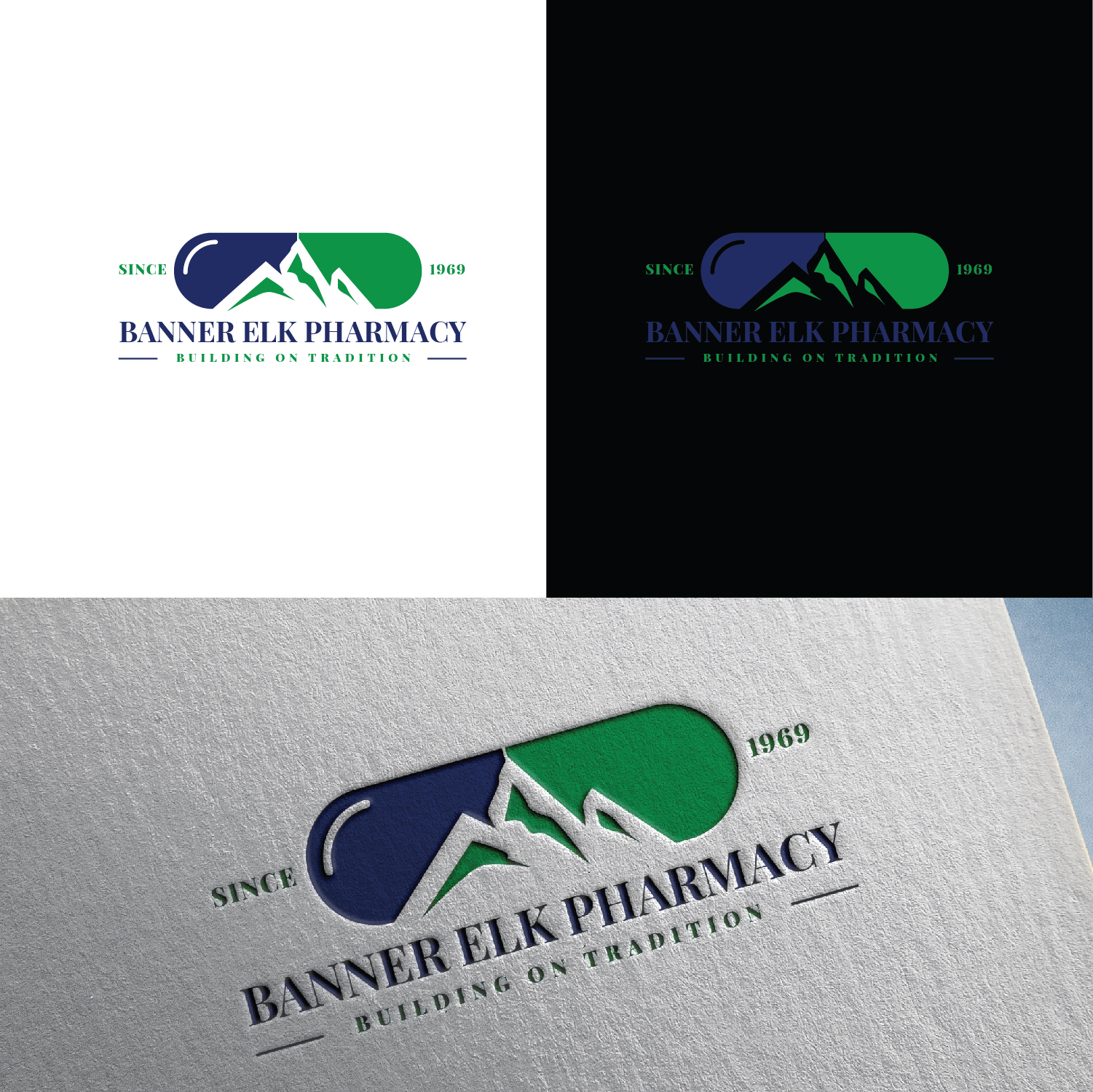 Logo Design by S.H Designs for Banner Elk Pharmacy | Design #29078380