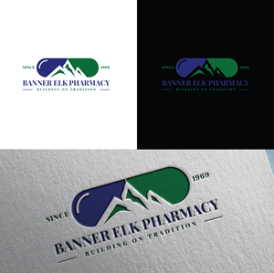 Logo Design by S.H Designs for Banner Elk Pharmacy | Design: #29078381