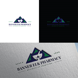 Logo Design by S.H Designs for Banner Elk Pharmacy | Design: #29082197
