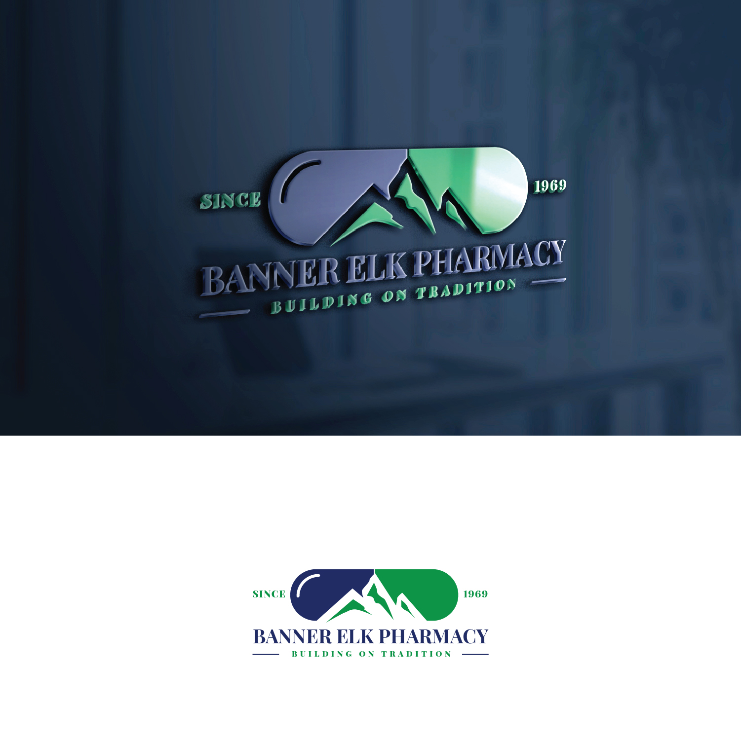 Logo Design by S.H Designs for Banner Elk Pharmacy | Design #29107212