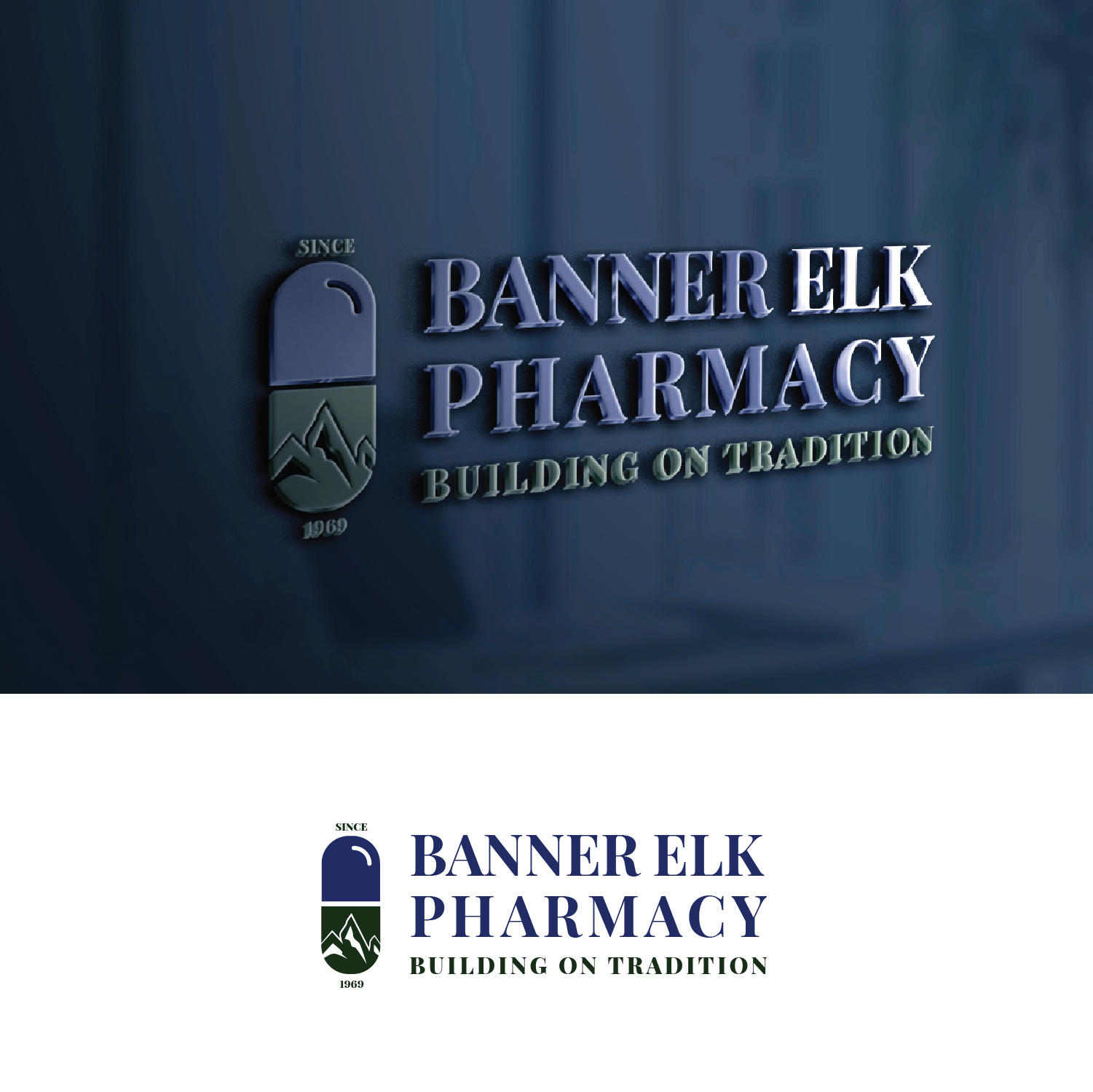 Diseño de Logo por S.H Designs para Banner Elk Pharmacy | Diseño #29107214