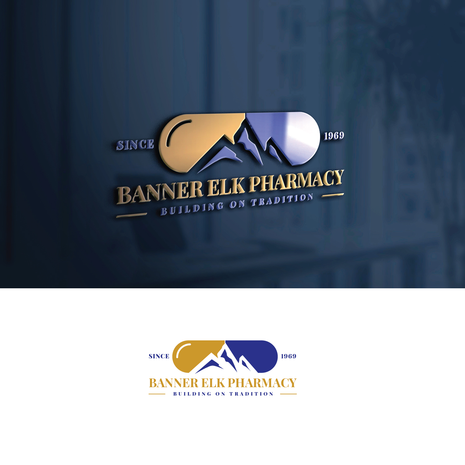 Diseño de Logo por S.H Designs para Banner Elk Pharmacy | Diseño #29111182