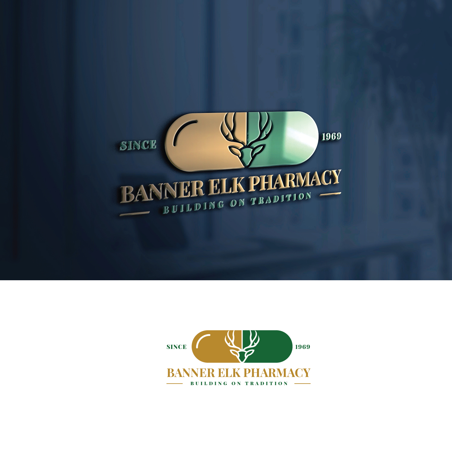 Diseño de Logo por S.H Designs para Banner Elk Pharmacy | Diseño #29111188
