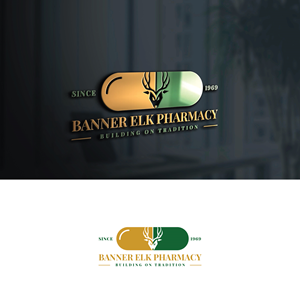 Logo Design by S.H Designs for Banner Elk Pharmacy | Design: #29114376