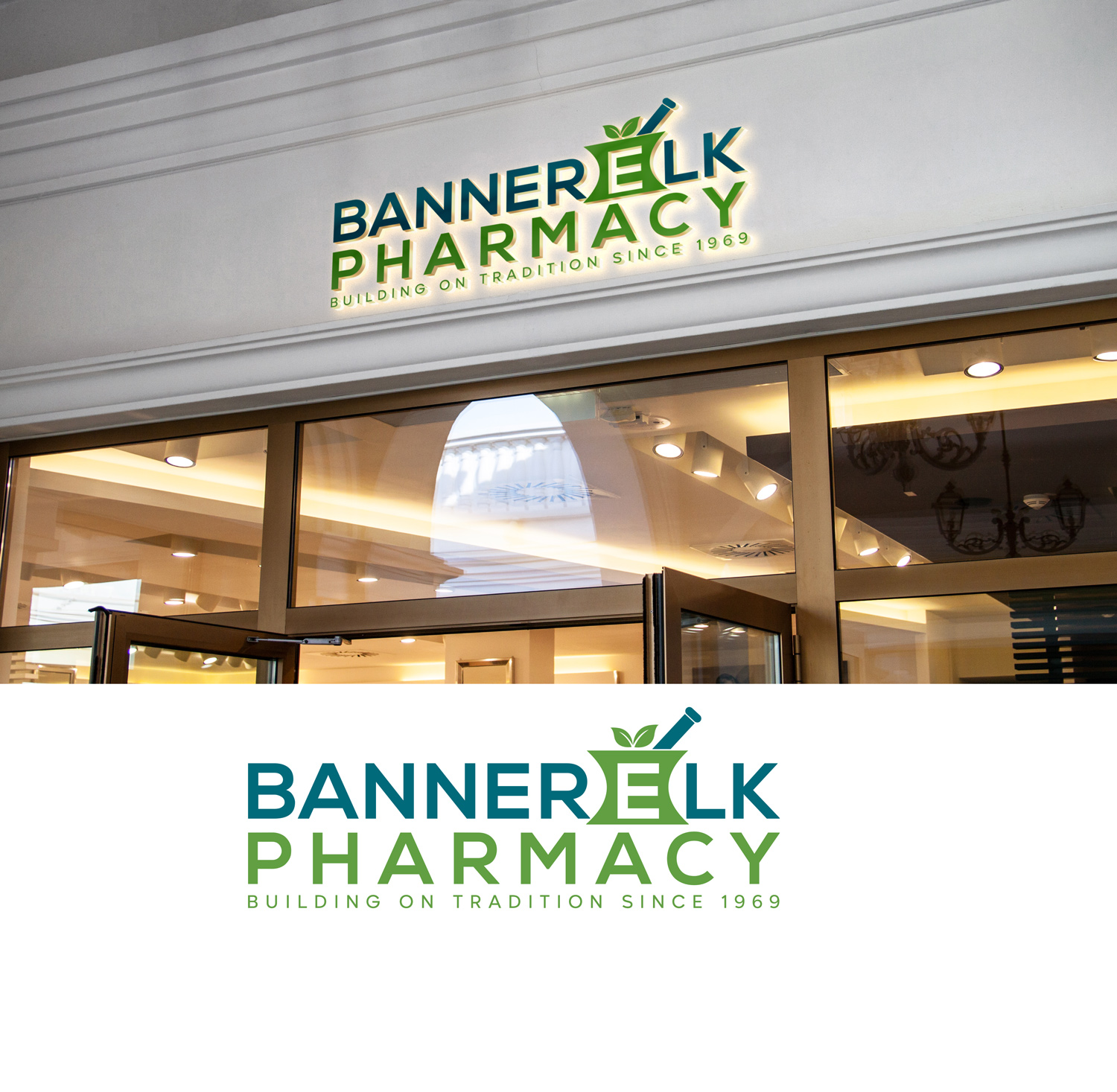 Logo Design by Kreative MMS for Banner Elk Pharmacy | Design #29089692