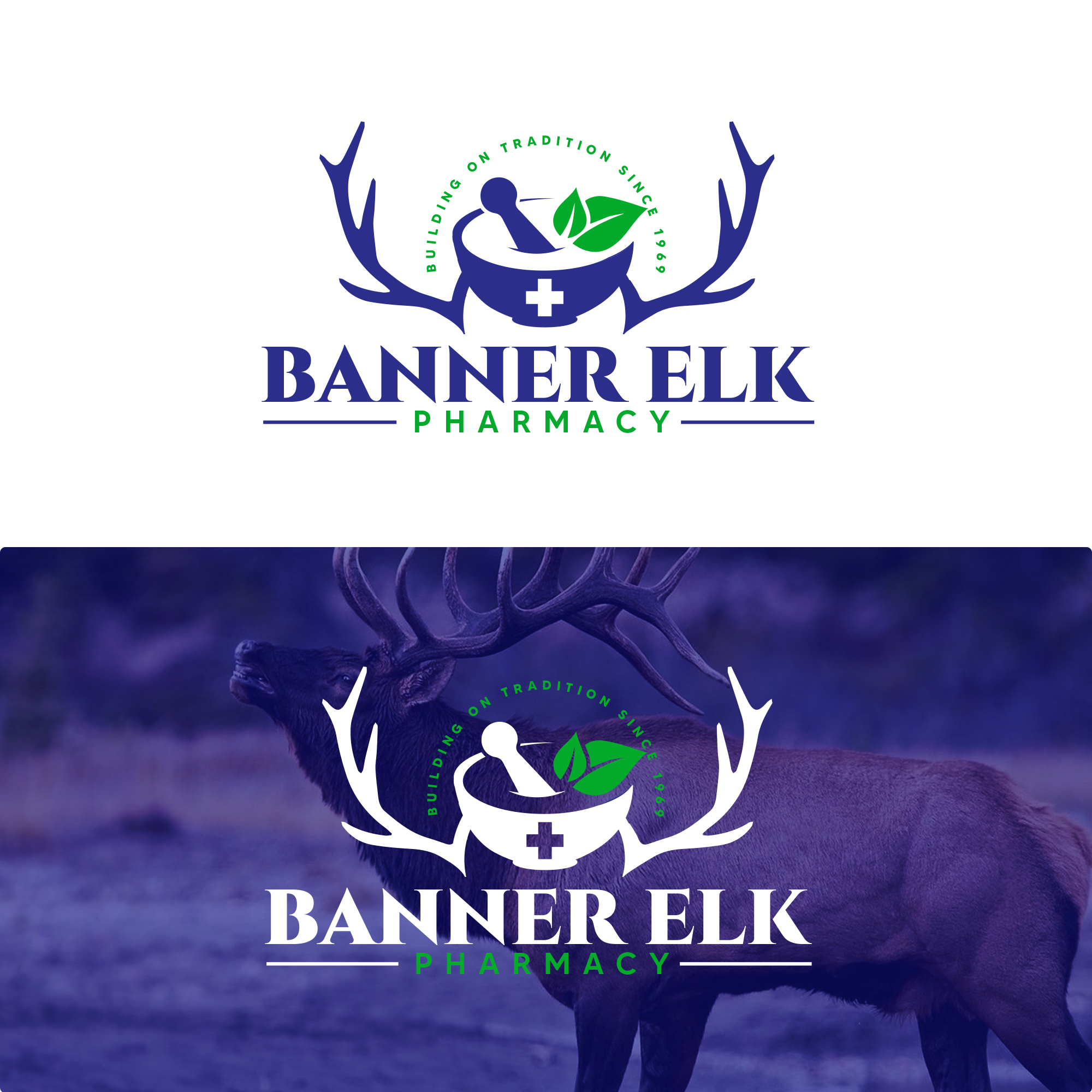 Logo Design by CreativeGwen™ for Banner Elk Pharmacy | Design #29115417