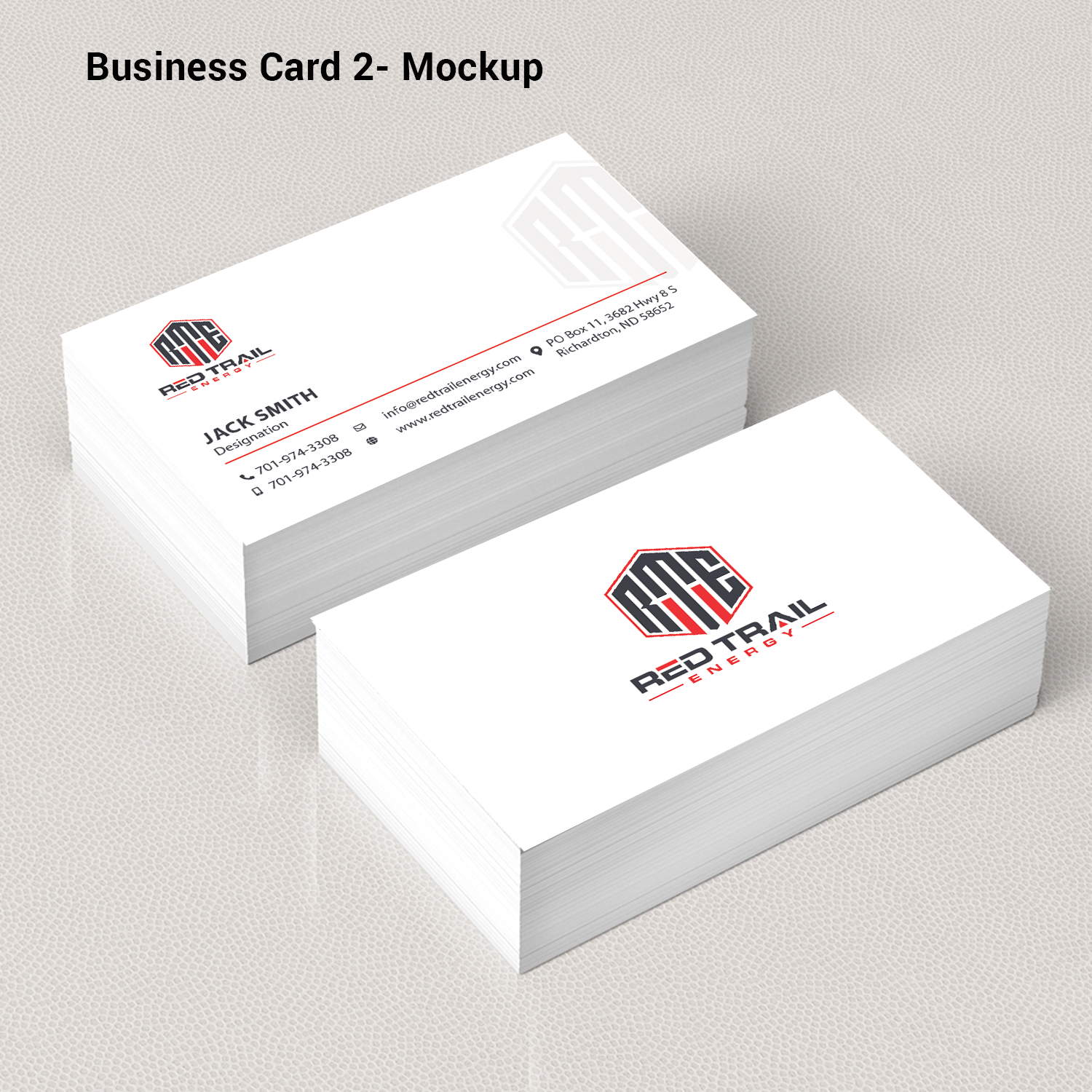 Design de Carte de Visite par Expert Designer pour Red Trail Energy | Design #29082365
