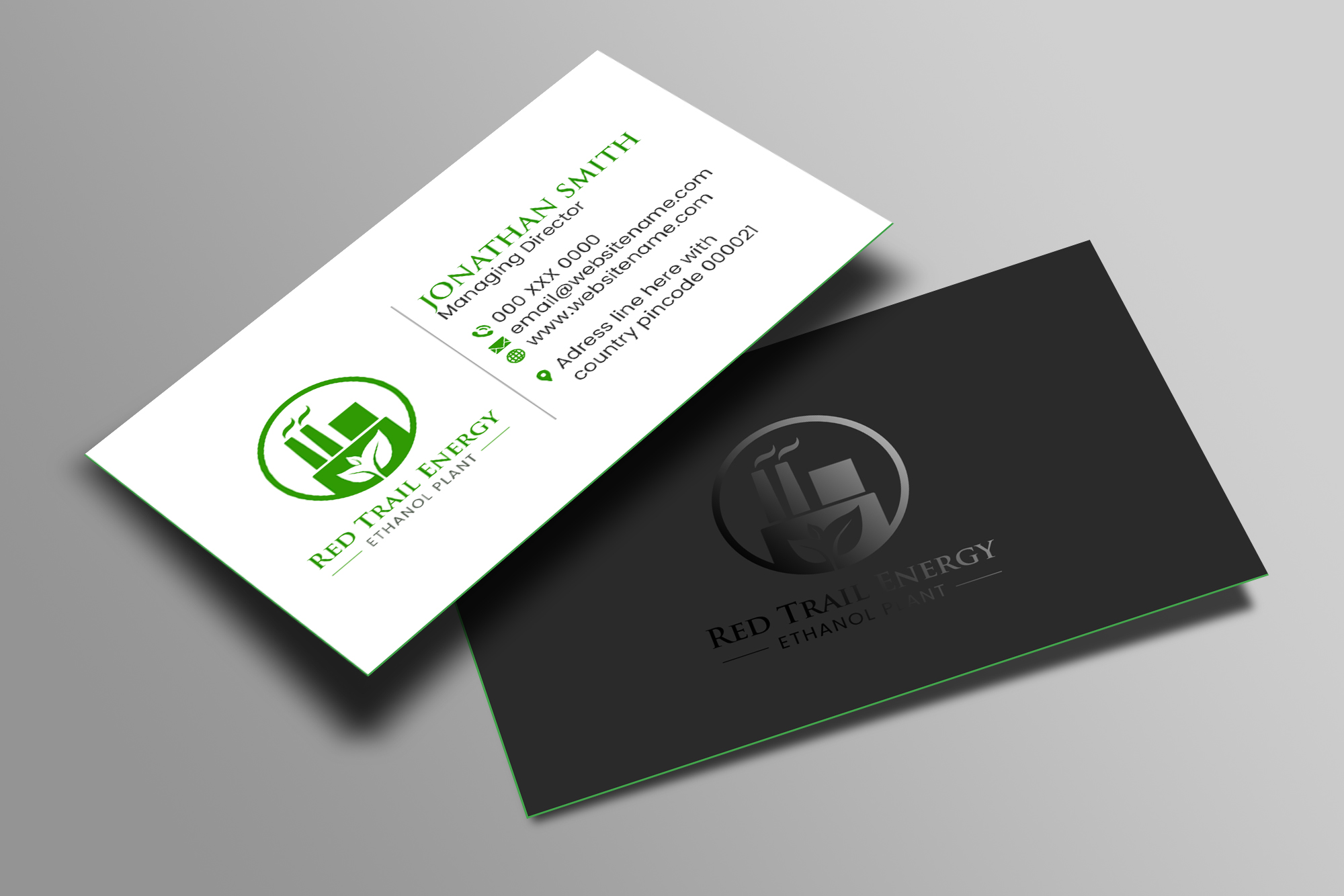Business Card Design by Creations Box 2015 for Red Trail Energy | Design #29080931