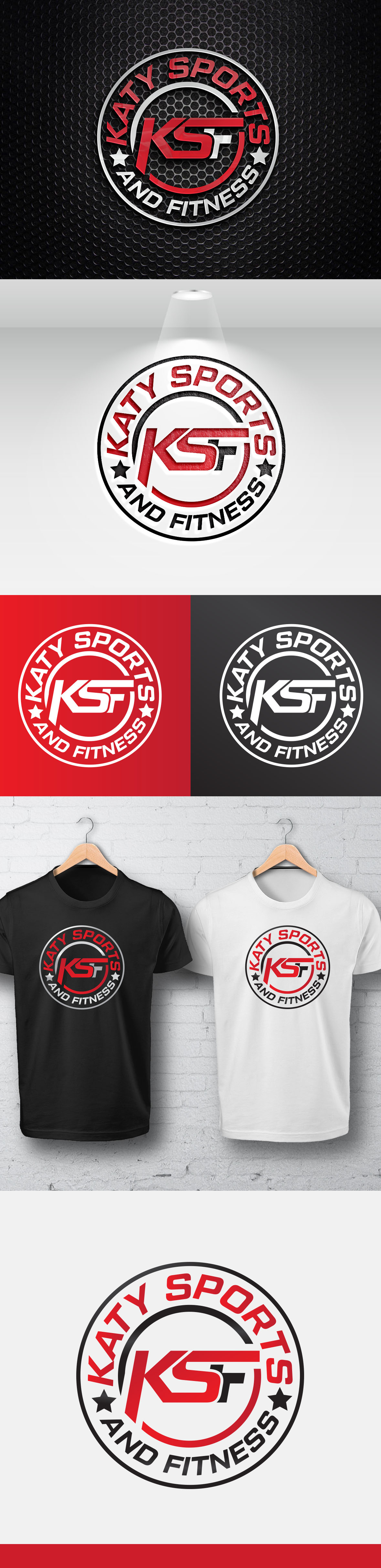 Logo Design by AEXO for Katy Sports and Fitness | Design #29079222