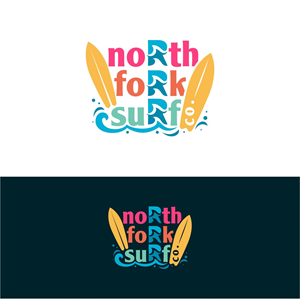 noRth foRk suRf co. | Logo Design by brand maker