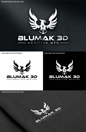 Diseño de Logo por RS_Design para BluMak 3D | Diseño: #29080202