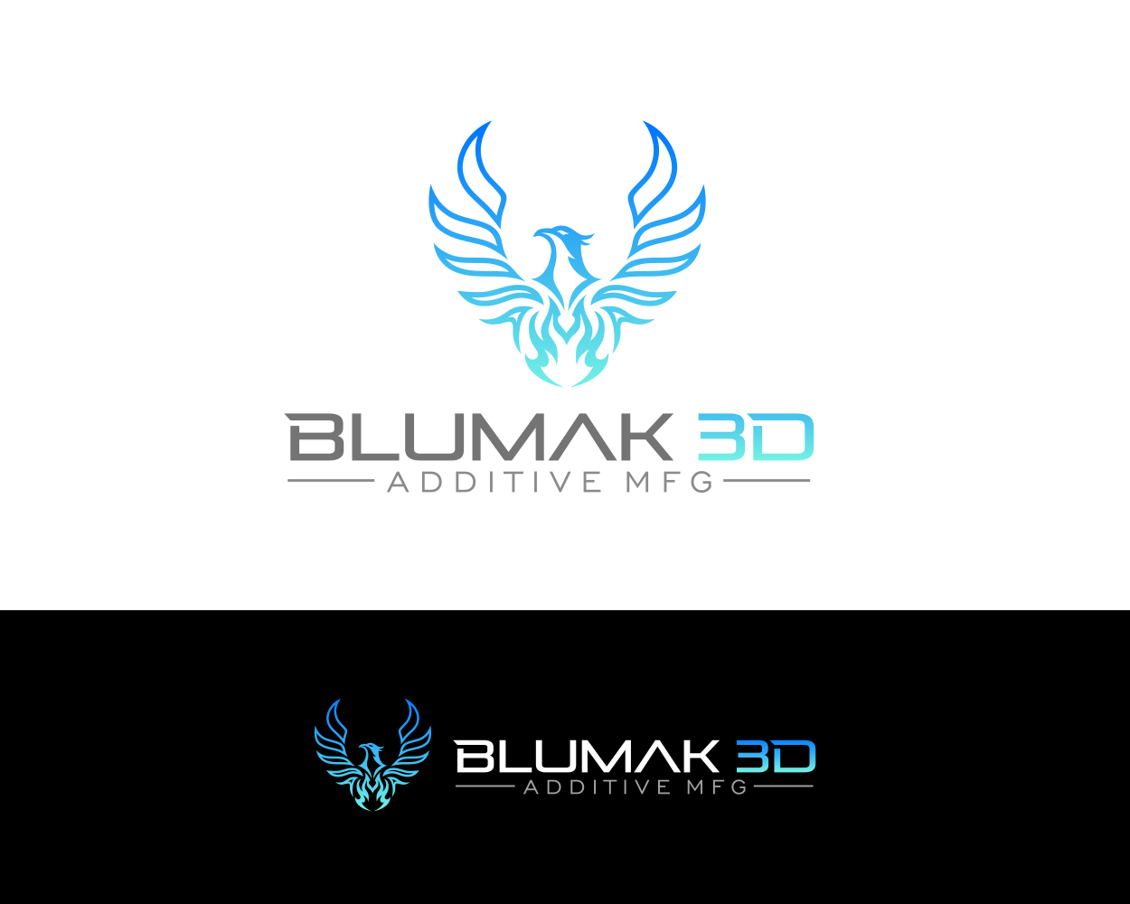 Logo Design by alpino for BluMak 3D | Design #29130497