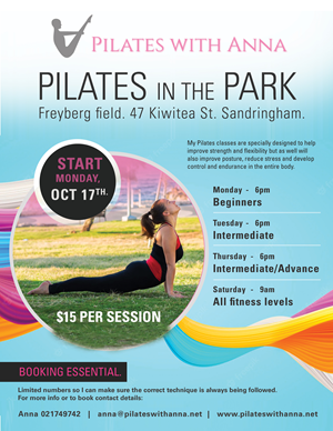 Flyer-Design von uk für Pilates with Anna | Design #29081895