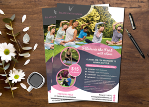 Design de Flyer par alex989 pour Pilates with Anna | Design : #29081655